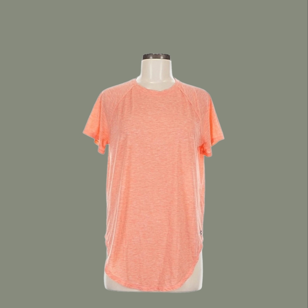 Under Armour Coral Heather Short Sleeve Performance Tee